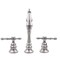Novatto MILLER Widespread 2-Handle Lavatory Faucet in Brushed Nickel with Drain NBF-101BN-PUD - alternate 4